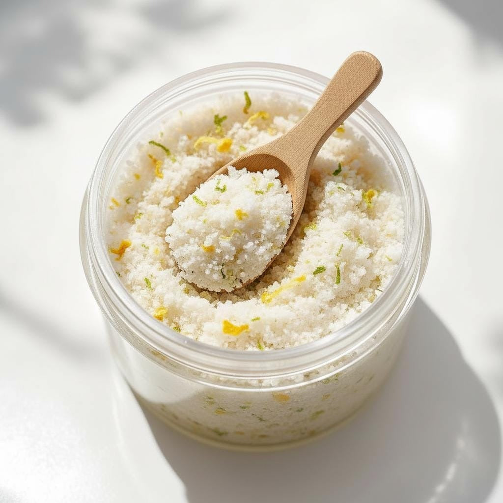 Lemon Lime Cucumber Brine Salt Scrub
