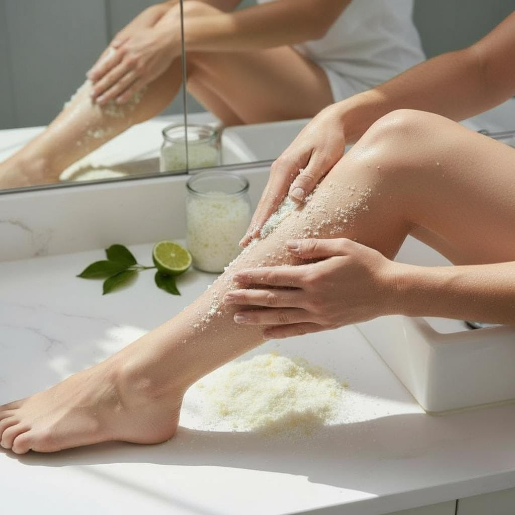 Lemon Lime Cucumber Brine Salt Scrub