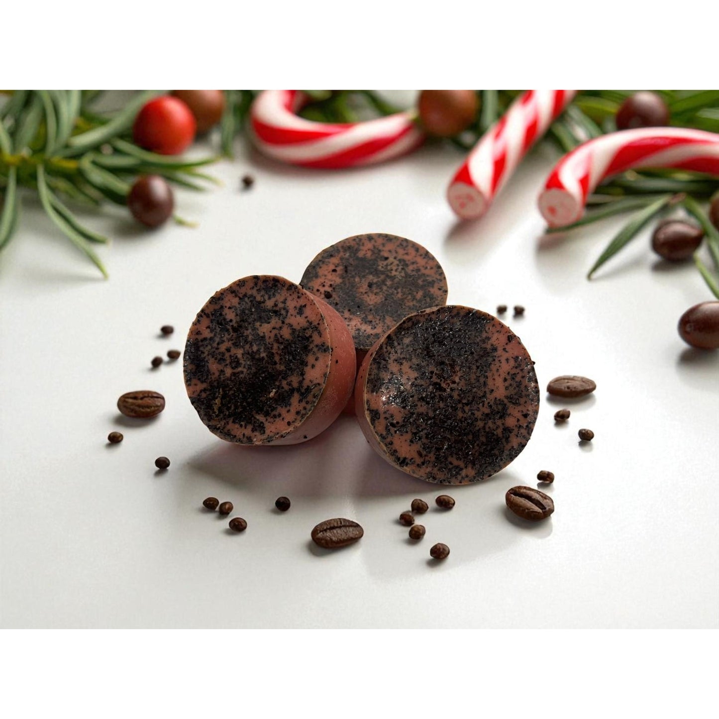 Peppermint Coffee Bark Exfoliating Bar Soap